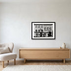 The Angel Hotel, Guildford — 59×42cm, 23×17" Black Frame