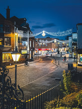 Load image into Gallery viewer, Guildford Festive Landmarks by The Guildfordian Christmas Card 4 Pack

