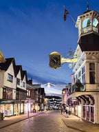 Guildford Festive Landmarks by The Guildfordian Christmas Card 4 Pack