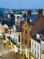 Guildford Festive Landmarks by The Guildfordian Christmas Card 4 Pack