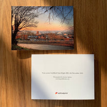 Load image into Gallery viewer, Guildford Winter Horizon by The Guildfordian Christmas Card 5 Pack
